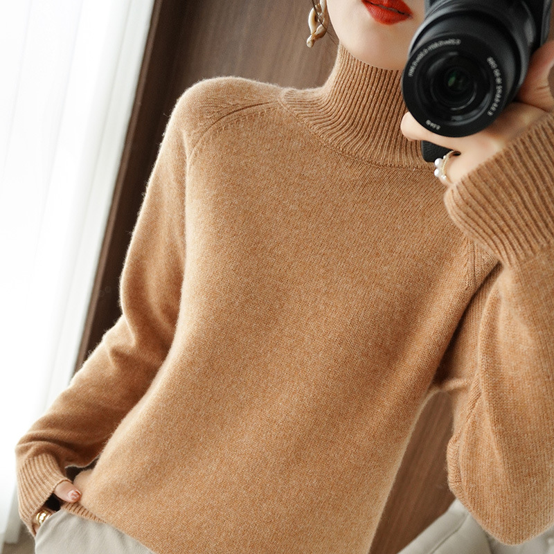 Thermal Long John - Casual Autumn Winter Women Sweaters Turtleneck