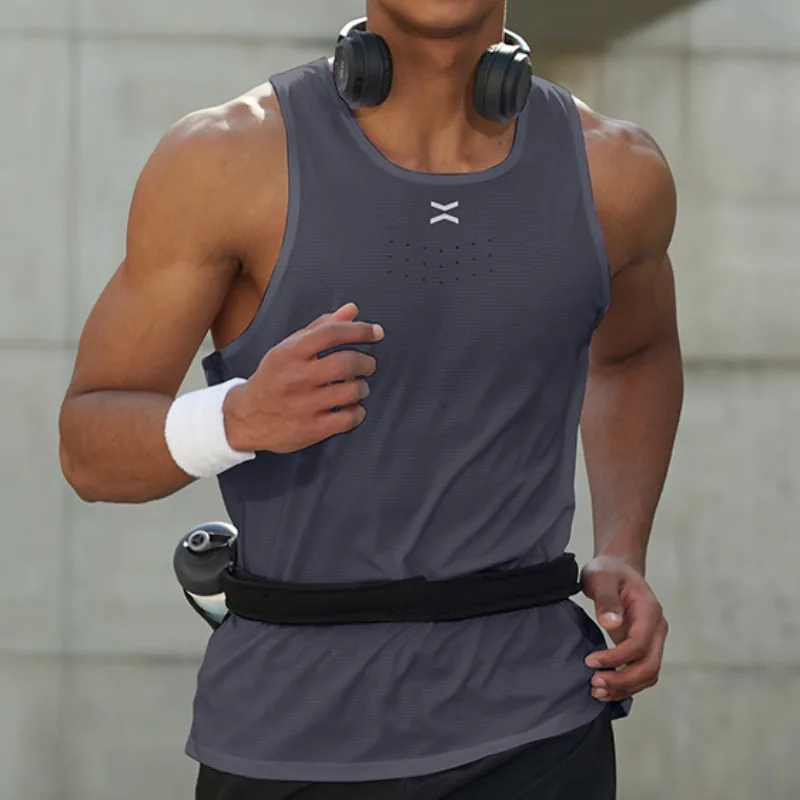 Men Gym Sports Vest Tank Marat - Sleeveless Undershirt ulasan dan harga