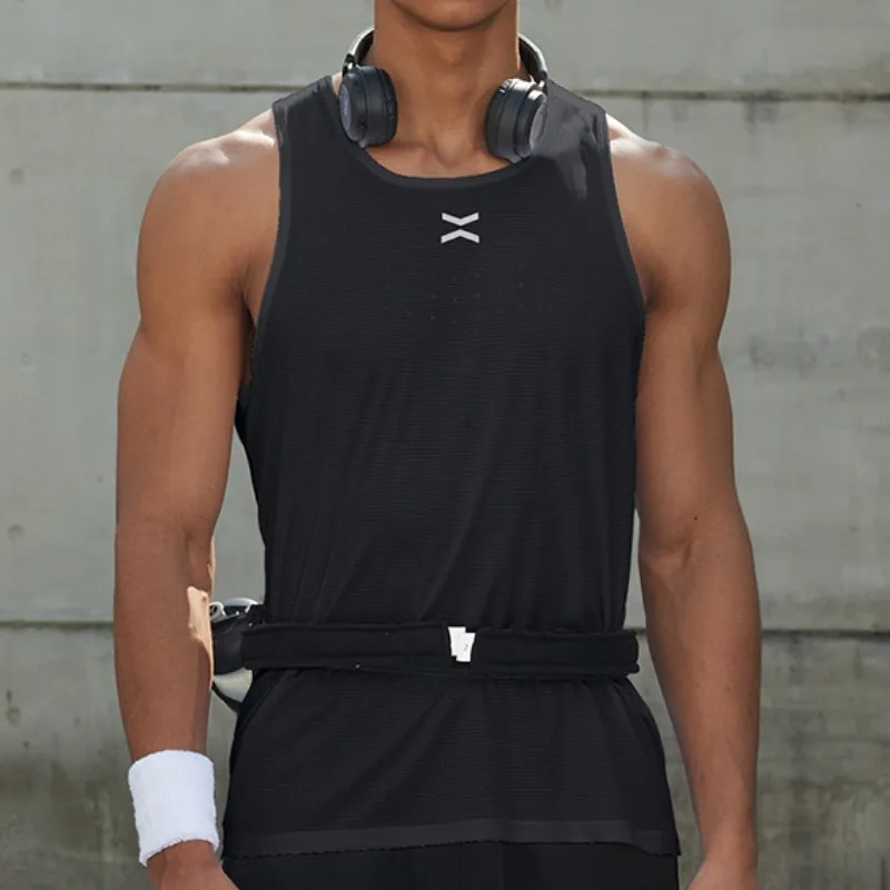 Men Gym Sports Vest Tank Marat - Sleeveless Undershirt ulasan dan harga