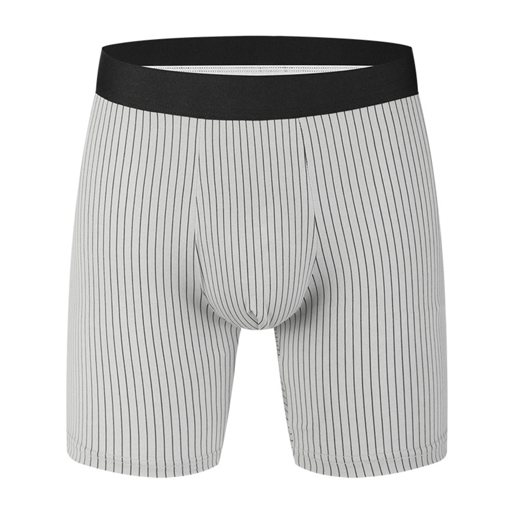 Stripes Men Long Leg Boxers Br - Long Leg Trunk Men ulasan dan harga