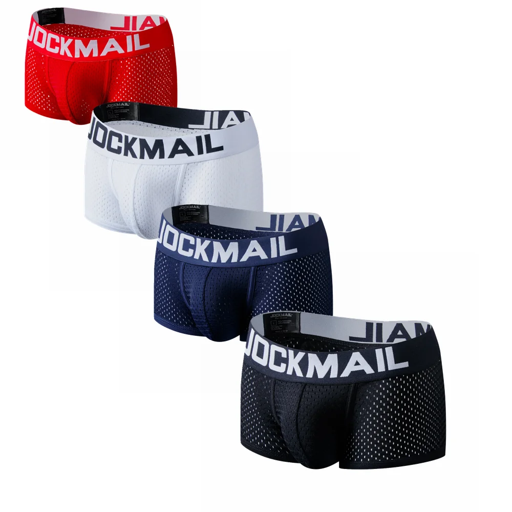 JOCKMAIL  4PCS/Lot boxer men M - Multi Pack Underwear ulasan dan harga