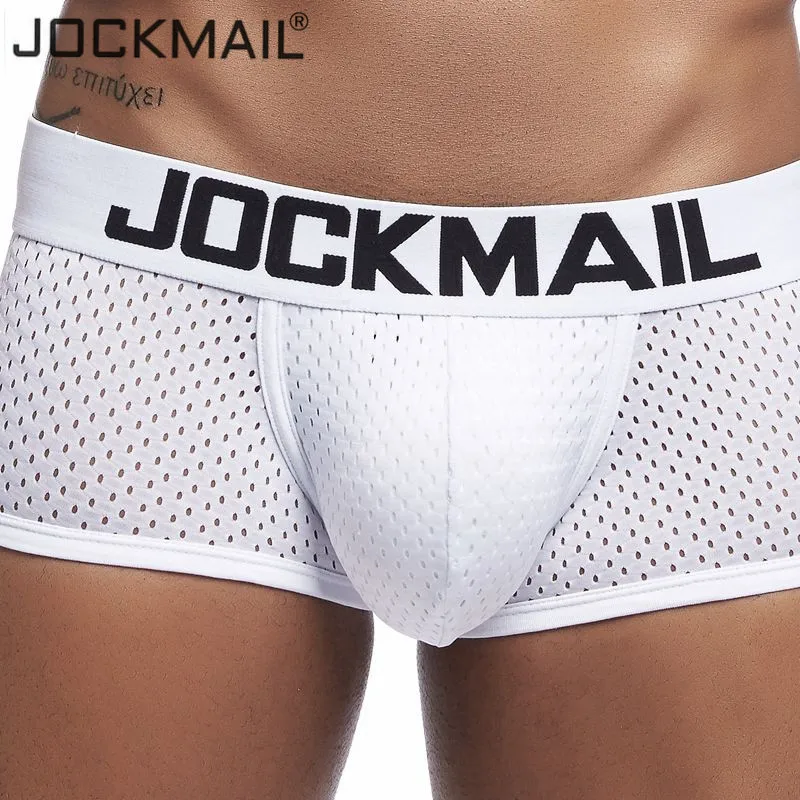 JOCKMAIL  4PCS/Lot boxer men M - Multi Pack Underwear ulasan dan harga