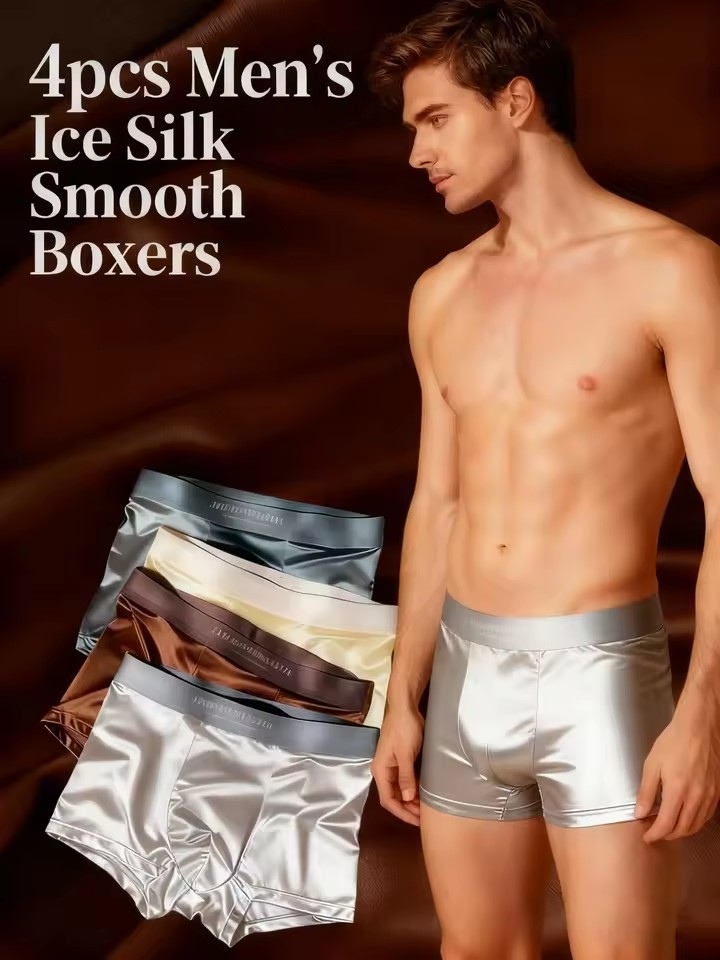 4 Pcs/Lot Breathable Men's Fib - Multi Pack Underwear ulasan dan harga