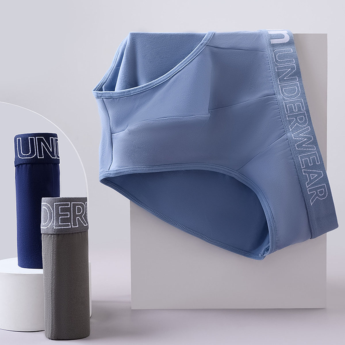 3 Pcs/Lot Men's Letter Briefs  - Multi Pack Underwear ulasan dan harga